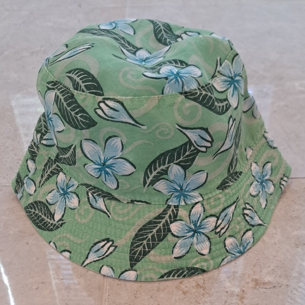 Floral Green Bucket Hat